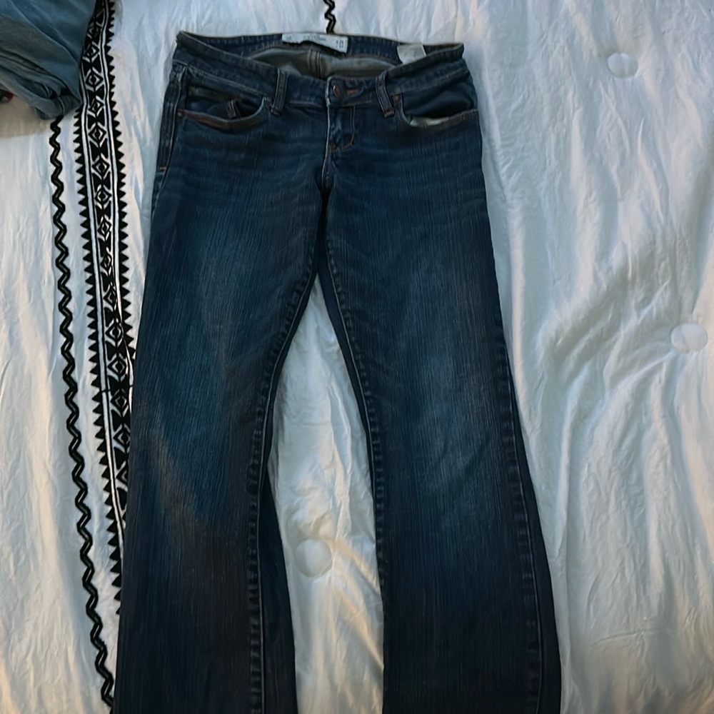 Abercombie & fitch low rise jeans